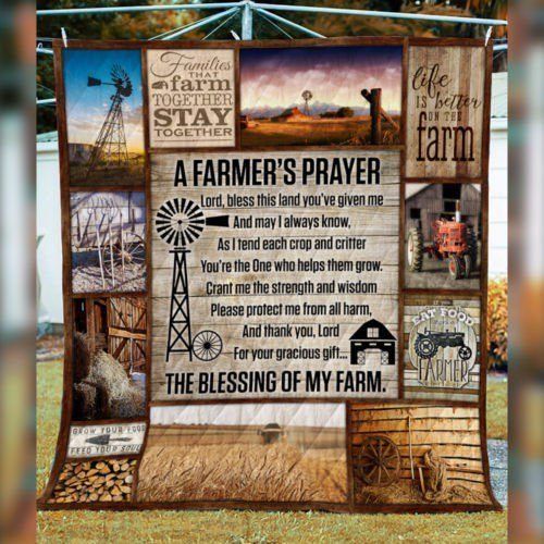 A Farmer S Prayer DHCT180701 Quilt Blanket