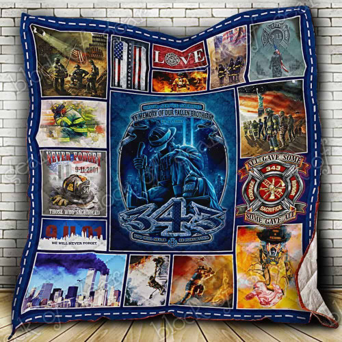 09 11 01 In Memory Of The Firefighters Quilt Blanket ABC24105479