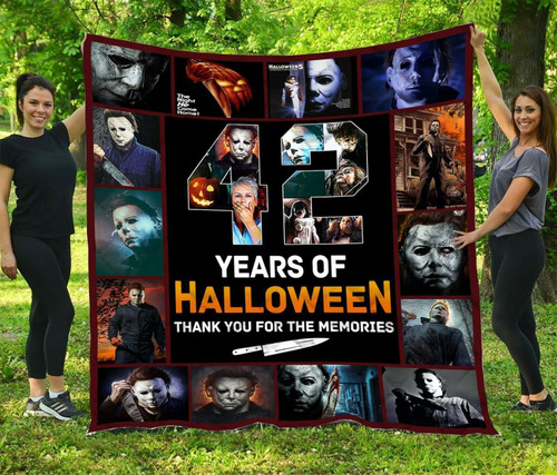 42 Years Of Halloween Movies Quilt Blanket HHC090931TH