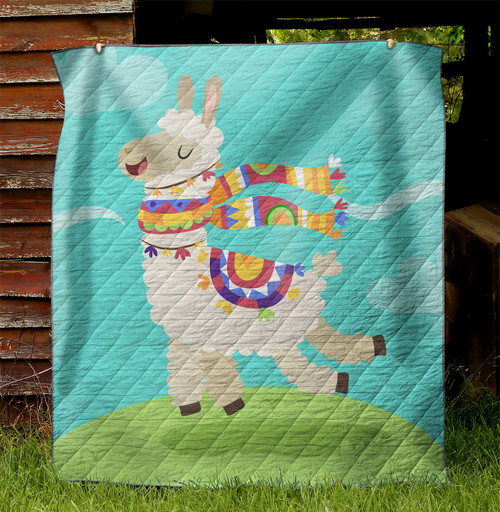 A Happy Llama NI1210044DT Quilt Blanket
