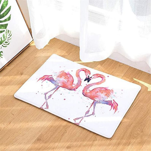 Funny Couple Flamingo Doormat DHC0706946