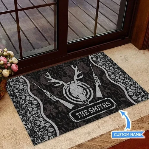 Deer Hunting Personalized Doormat DHC0706378