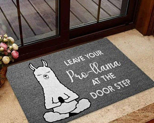 Leave Llama Personalized Doormat DHC07061514