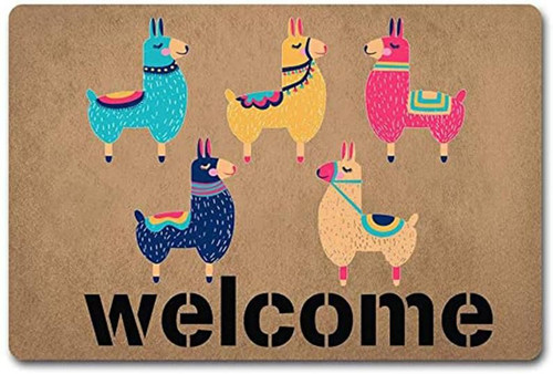 Llama Welcome Doormat DHC07061517