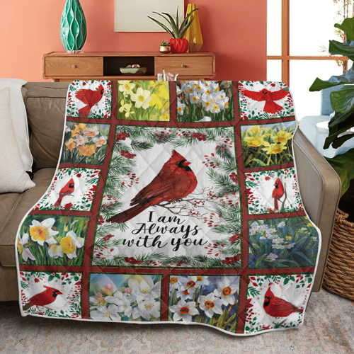 Cardinal Bird Colorful Fashion Quilt Blanket DHC17062