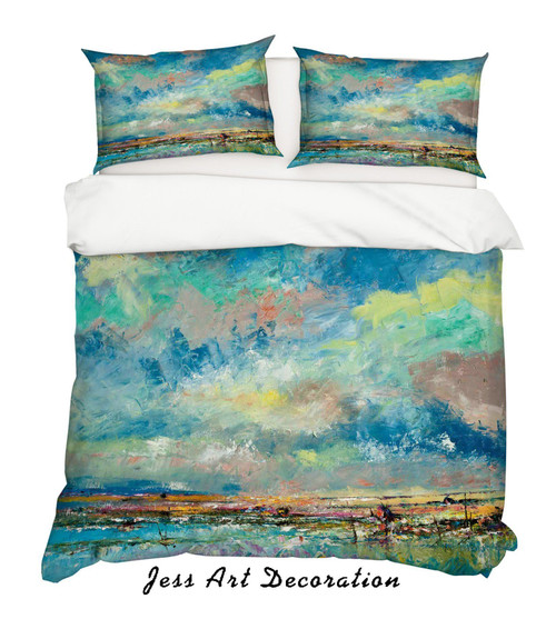 3D Abstract Oil Painting Bedding Set DHC3103397TH