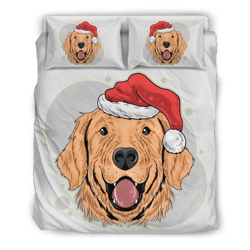 Have A Golden Christmas For Golden Retriever Lovers Dog Themed Bedding Sets Dhc16125800Dd