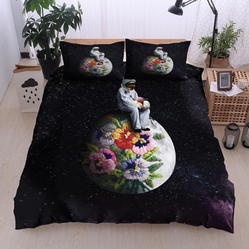 Astronaut Knitting Flower Planet Universe DV25100010B Bedding Sets