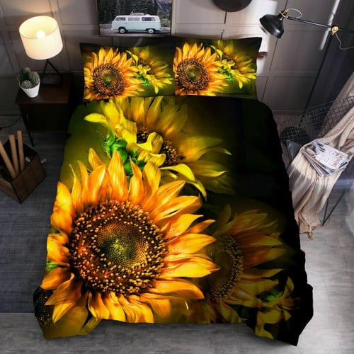 3d Beautiful Sunflower CLH2712020B Bedding Sets