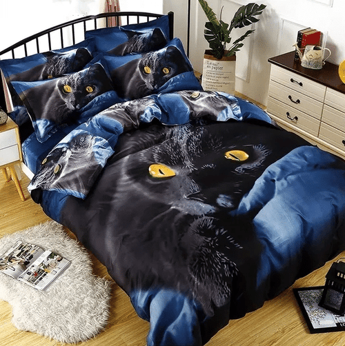 3D Black Cat DAC261149 Bedding Set