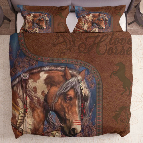 Love Horses Leather Pattern Ld2512073Cl