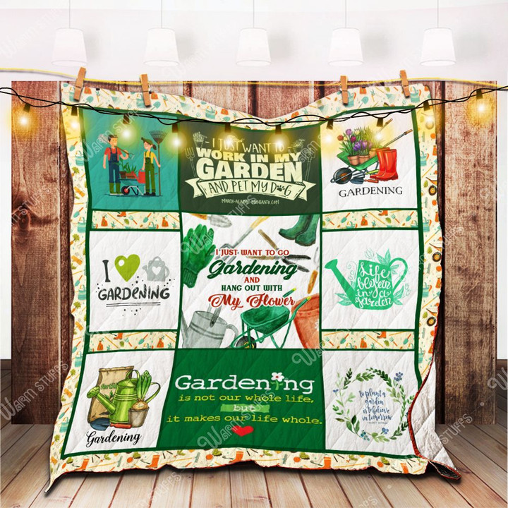 Gardening 1 Quilt Blanket Bb Dhc1312603Dd
