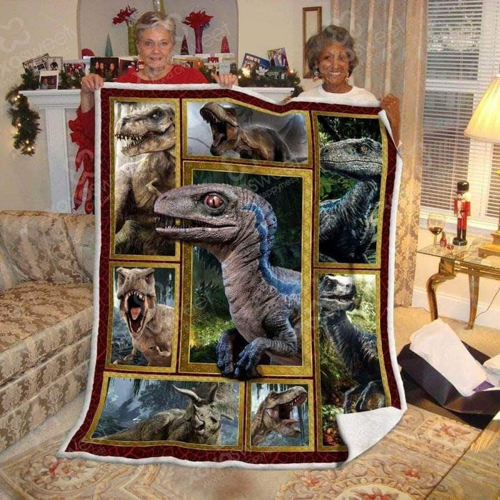 3d Dinosaur CLG1401001S Sherpa Fleece Blanket