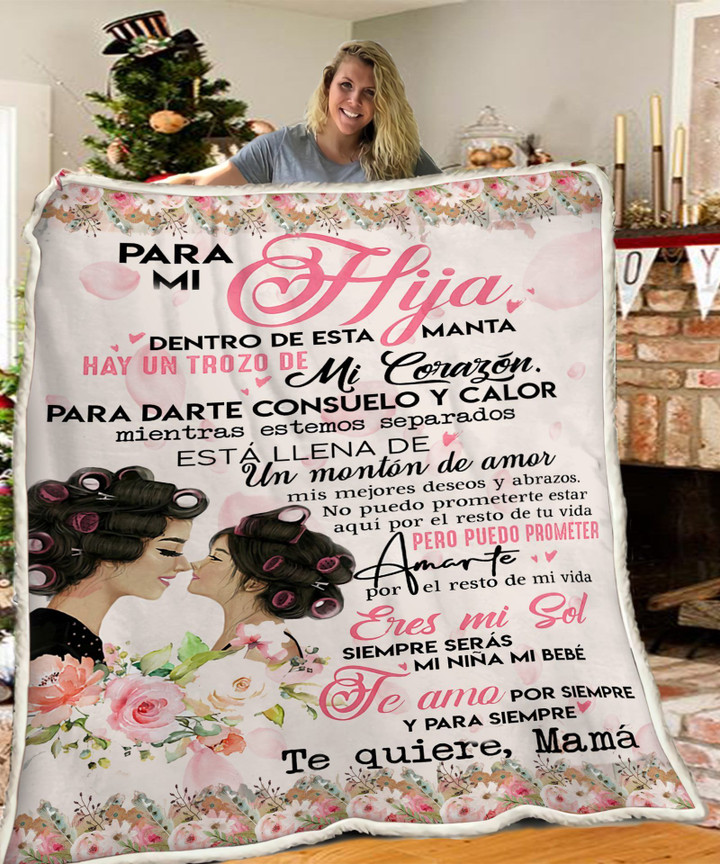 A Mi Hija Spain To My Daughter BBB231021NB Fleece Blanket
