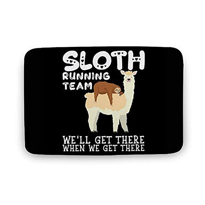 Llama Sloth Personalized Doormat DHC07061521