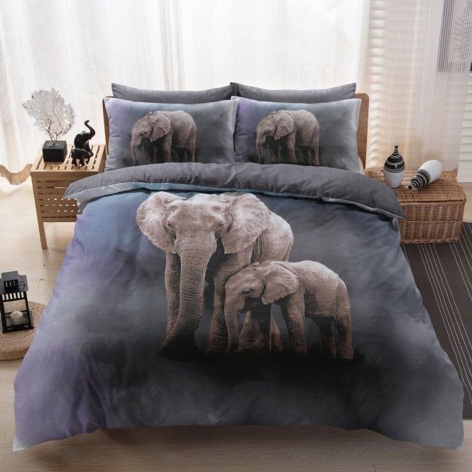 3d Elephant Family CLH0312001B Bedding Sets
