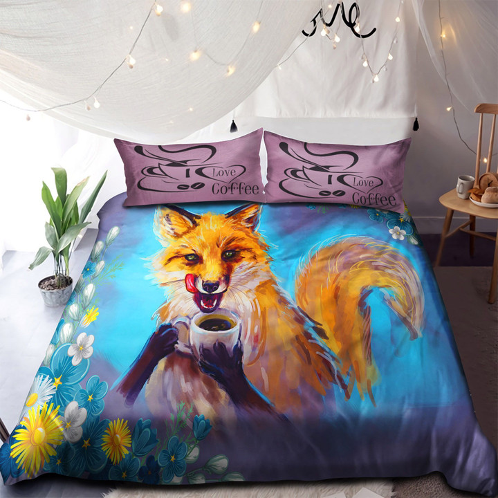 A Little Fox Love Coffee NI2208001DT Bedding Set