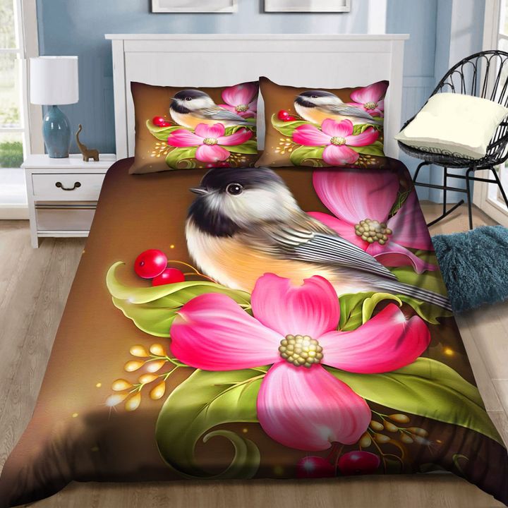 A Little Bird And Pink Flowers NI1303042YD Bedding Set