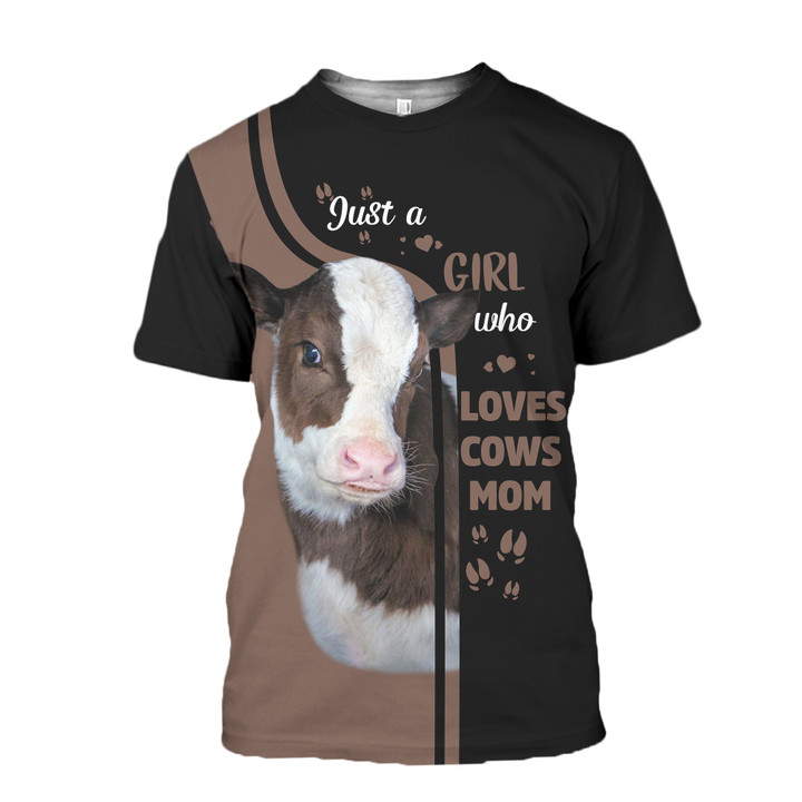 Just A Girl Who Loves Cows Mom T-Shirt & Sweatshirt