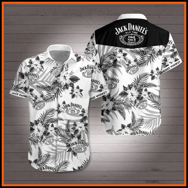 Tropical Jack Daniel's Button Shirt