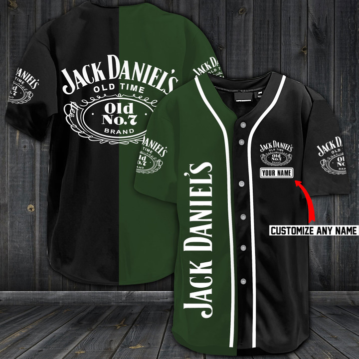 Personalized Multicolor Jack Daniel's Baseball Jersey