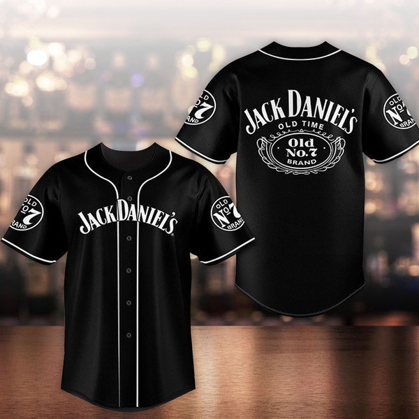 Black Jack Daniel's Baseball Jersey