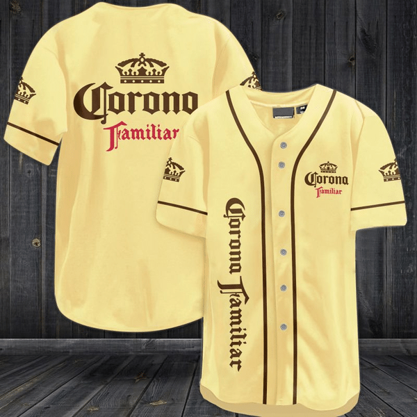 Vintage Corona Familiar Beer Baseball Jersey