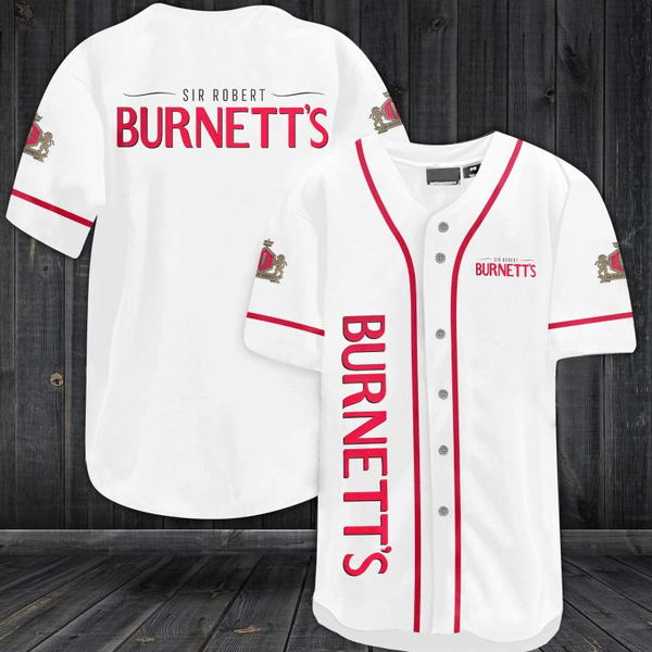 Vintage Burnett's Vodka Baseball Jersey