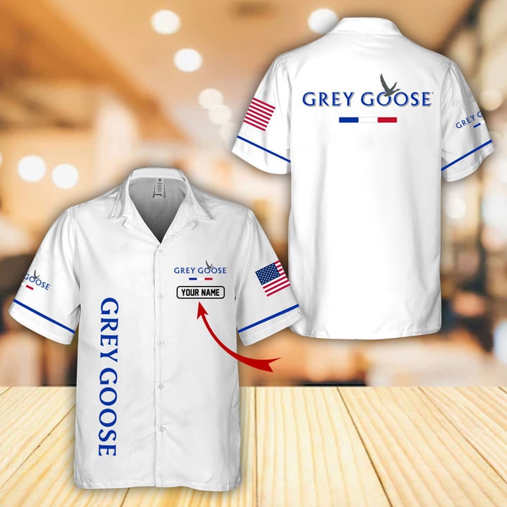 Personalized Multicolor Grey Goose Hawaii Shirt