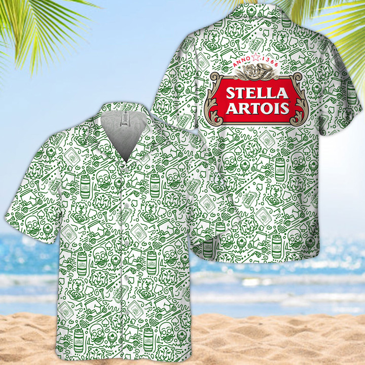 Stella Artois Hawaii Shirt
