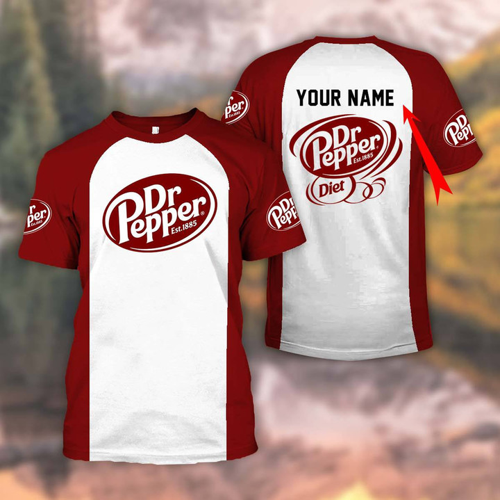 Personalized Red Dr Pepper T-shirt