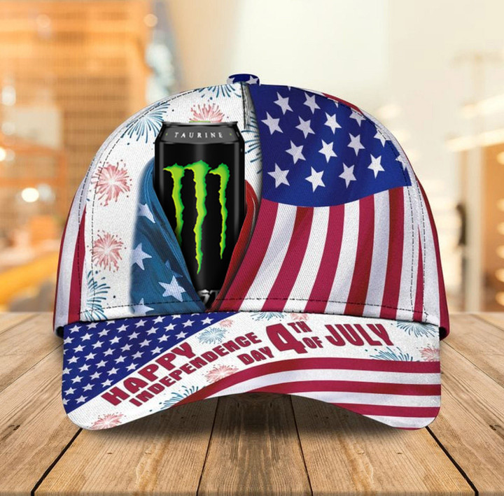 Happy Independence Day Monster Energy Cap