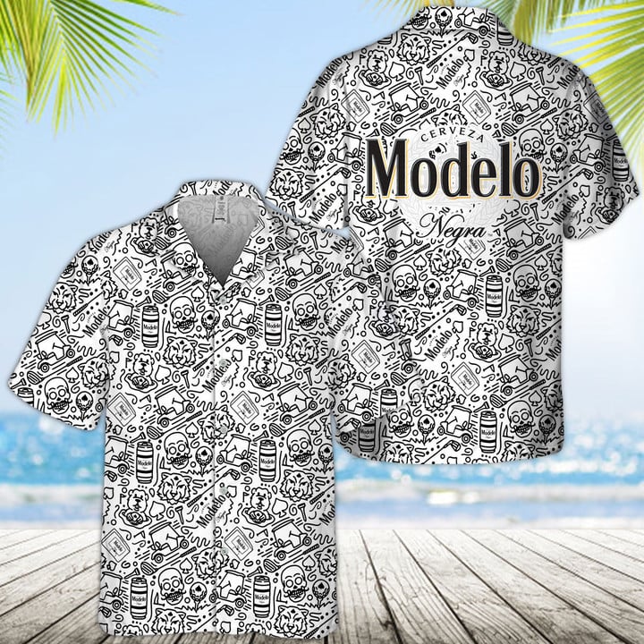 Doodle Art Modelo Hawaii Shirt