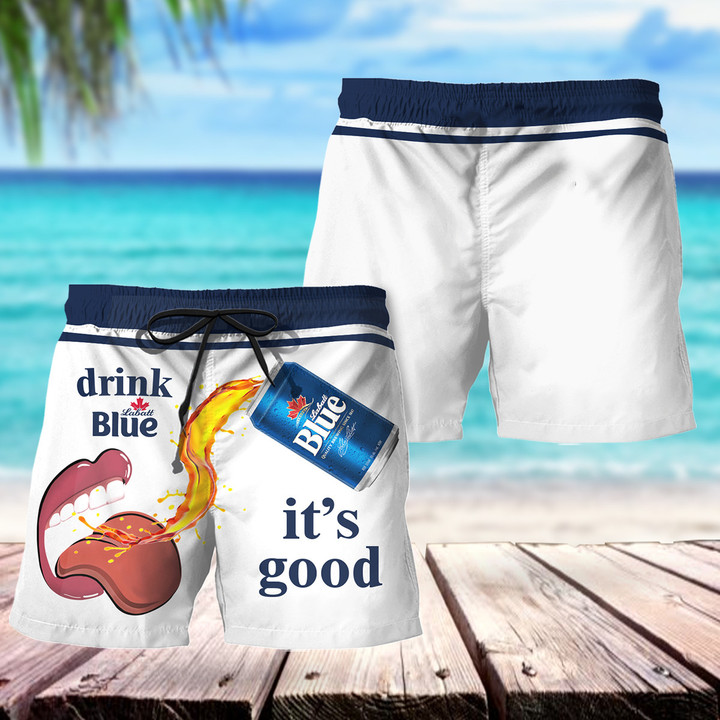 Drink Labatt Blue It's Good Hawaii Shorts