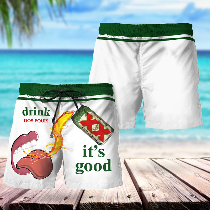 Drink Dos Equis It's Good Hawaii Shorts