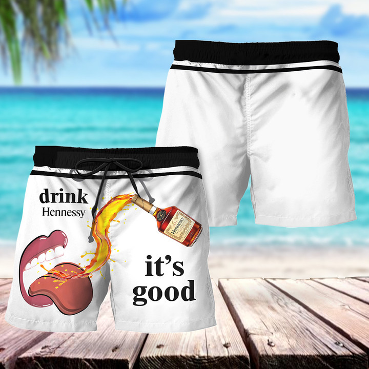 Drink Hennessy It's Good Hawaii Shorts