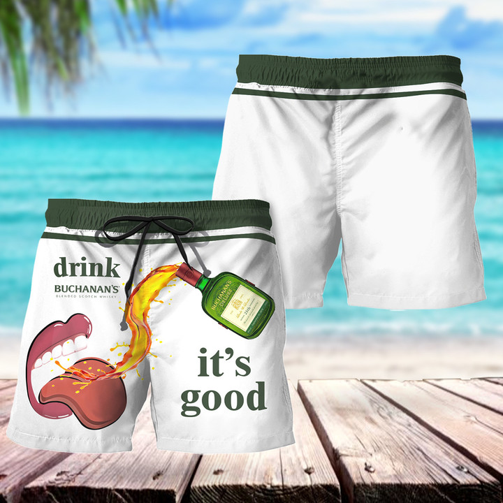 Drink Buchanan's It's Good Hawaii Shorts