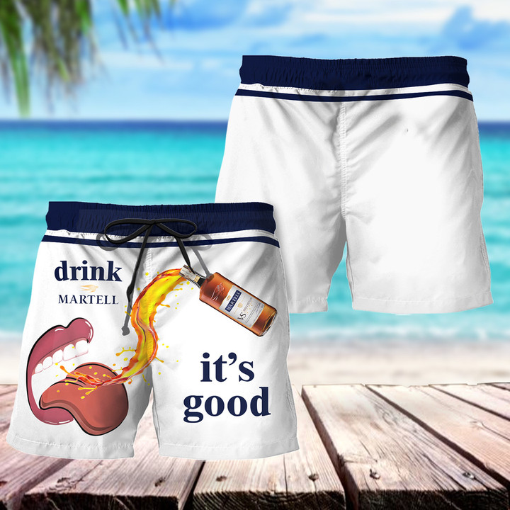 Drink Martell It's Good Hawaii Shorts