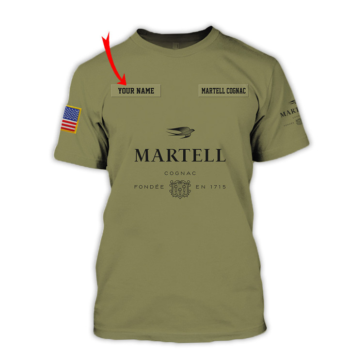 Personalized Camogreen Martell Cognac T-shirt