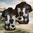 Brown Dairy Cow Button Shirt
