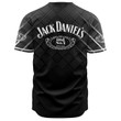 Personalized Black Jack Daniel's Baseball Jersey