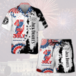 Jack Daniel's Independence Day Hawaii Shirt And Shorts Set