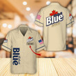 Personalized Multicolor Labatt Blue Hawaii Shirt Beige