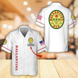 Personalized Multicolor Ballantine Hawaii Shirt White