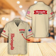 Personalized Multicolor Rheingold Beer Hawaii Shirt Beige