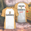 Personalized Beige Guinness T-shirt