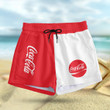 Red White Cocacola Women's Casual Shorts