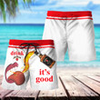 Drink Jim Beam It's Good Hawaii Shorts