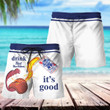 Drink Pabst Blue Riboon It's Good Hawaii Shorts
