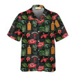 Fireball Tropical Hibiscus Hawaiian Shirt